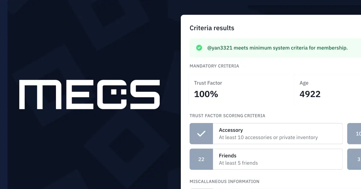 Marketing image for Membership Eligibility Criteria System